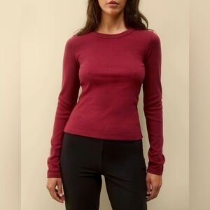 Flore Flore Max Tee in Cherry